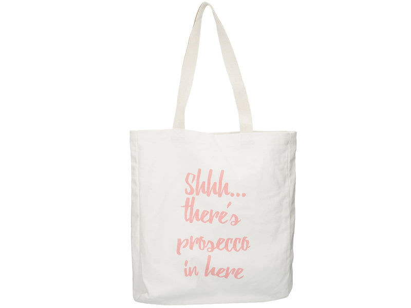 Creative Tops Ava & I Canvas Bag - Sh......Theres Prosecco In Here (β)
