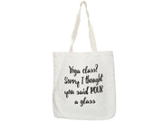 Creative Tops Ava & I Canvas Bag Yoga Slogan (β)