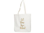Creative Tops Ava & I Canvas Bag - Eat Sleep Gym Repeat (β)