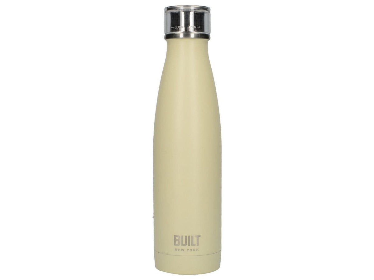 Built 17Oz Double Walled Stainless Steel Water Bottle Vanilla
