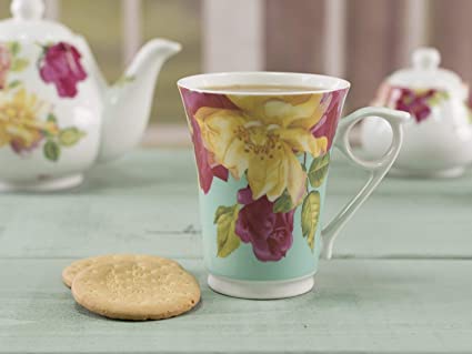 Kew Gardens Southbourne Rose Green Mug
