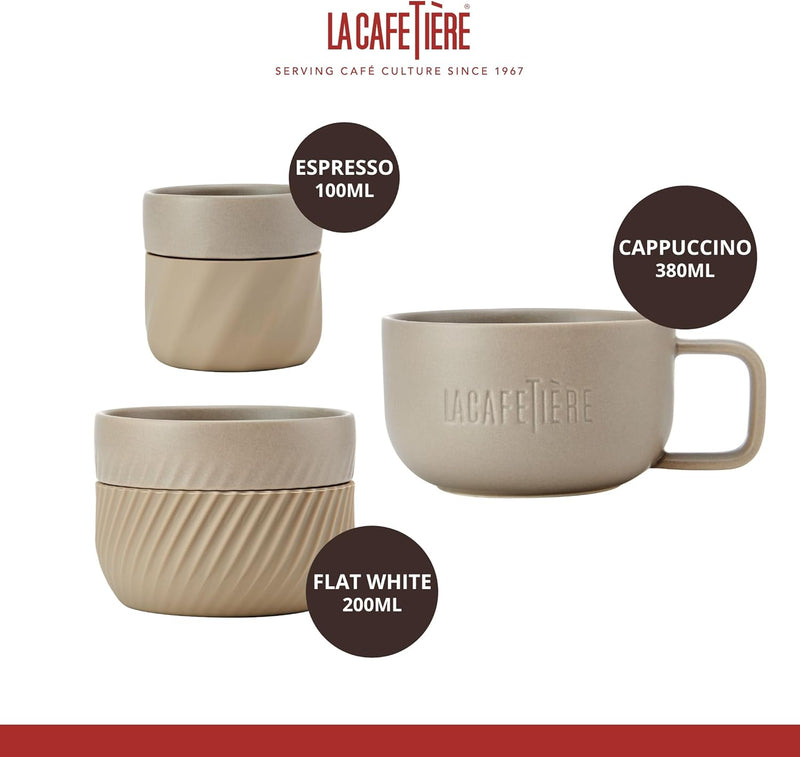 La Cafetière Stackable Silicone Coffee Sleeves – Set of 4
