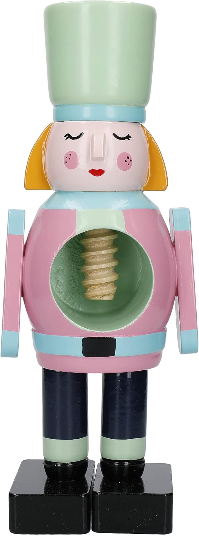 KitchenCraft The Nutcracker Collection Wooden Female Nutcracker - 38 cm
