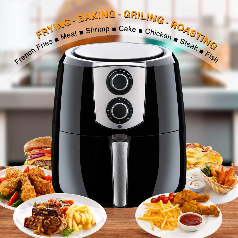 MEGA Air Fryer 5.2L 1800W – Black