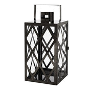 Stainless Steel Outdoor Lantern, Black