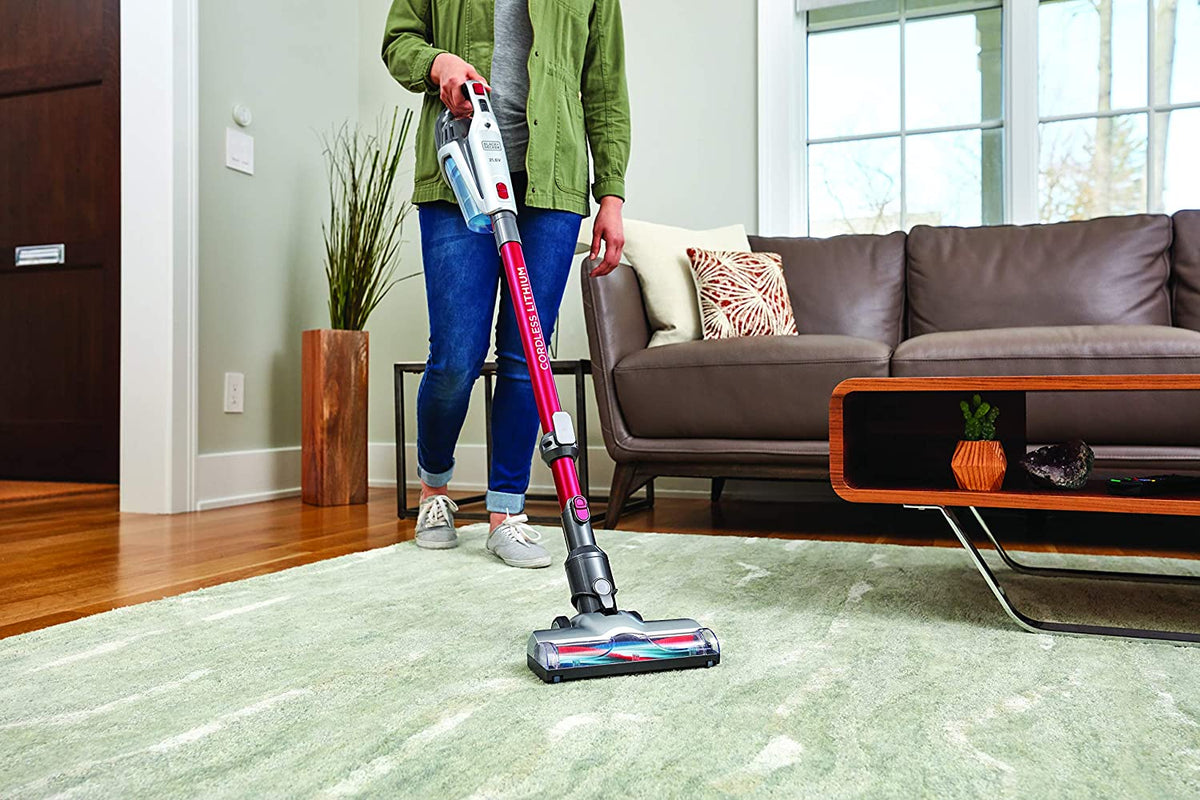 21.6V 2Ah Li-Ion 500ml 3-in-1 Cordless Stick Vacuum with Jack Plug Charger
