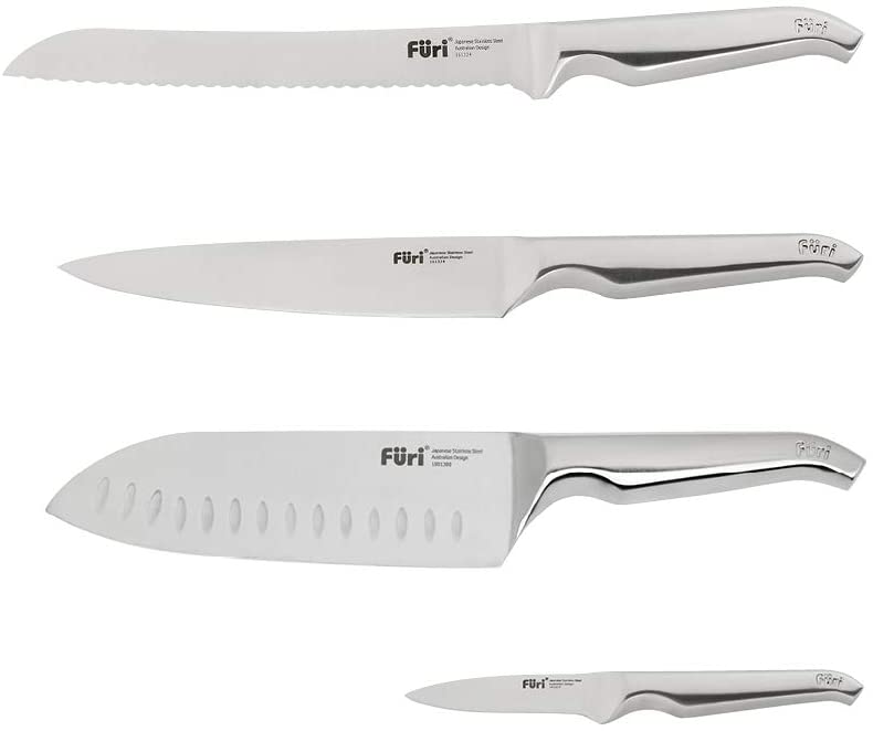 Kitchen Craft MCKNB45 Orissa 5 Piece Knife Set with Deluxe SS Storage Block