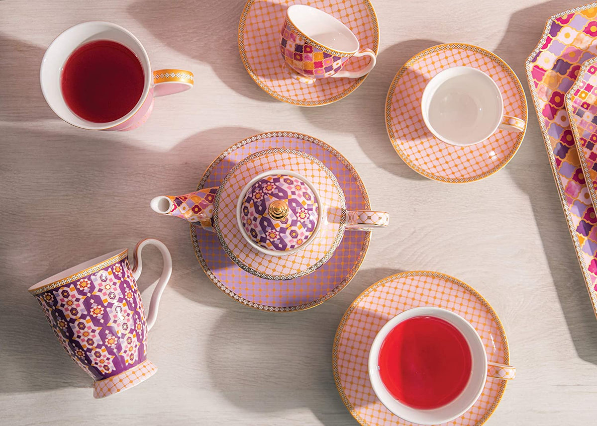 Maxwell & Williams HV0120 Teas & C’s Kasbah Coffee Mug in Gift Box, Porcelain, Rose, 300 ml