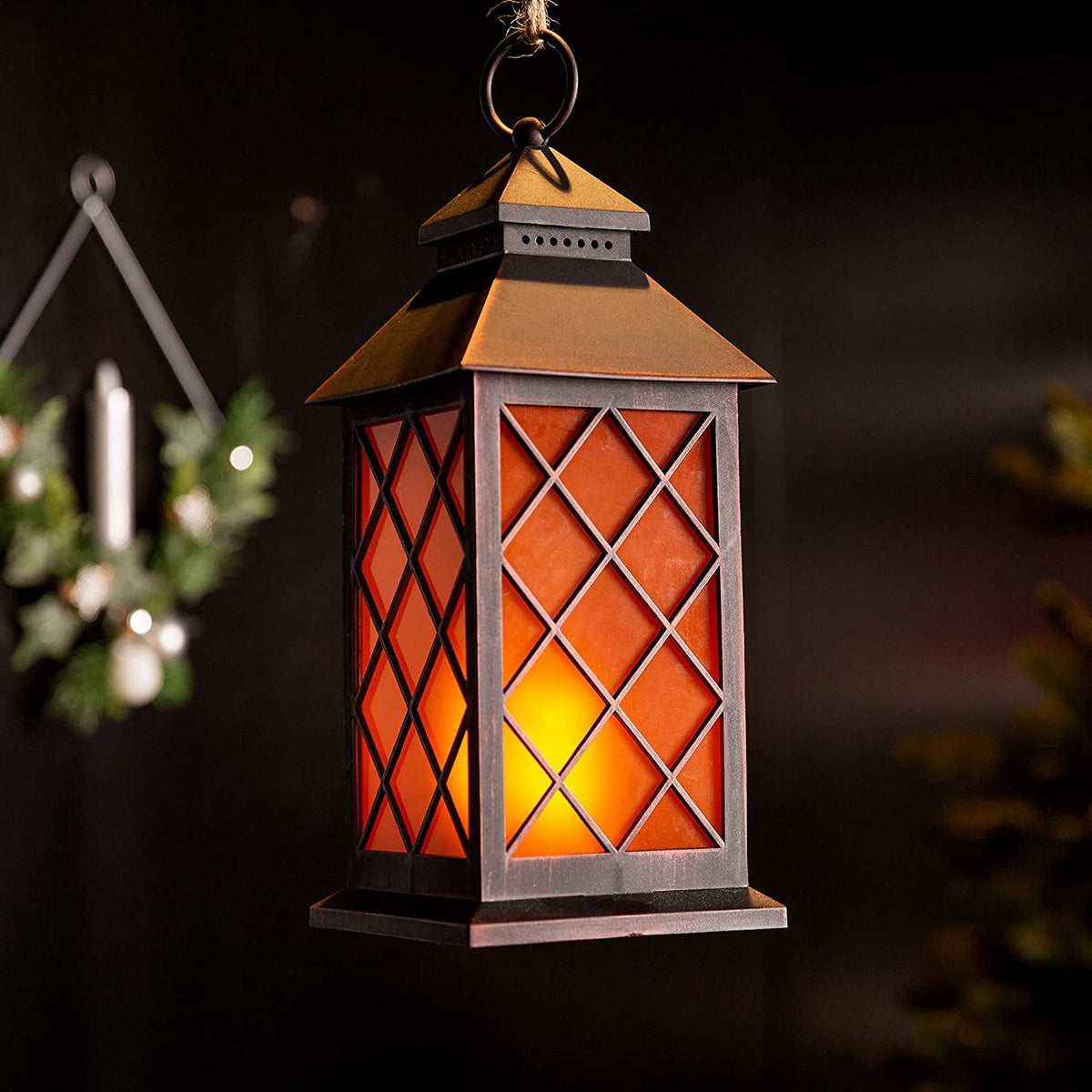 Lantern LED Lamp 12"