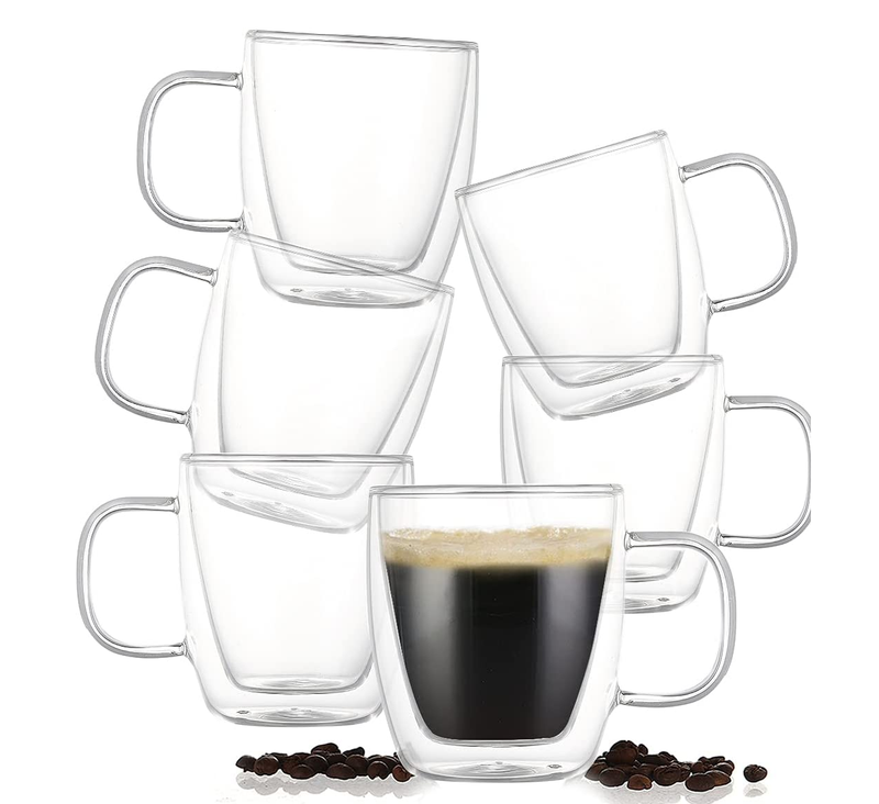 Double Wall Glasses Mug 300ML