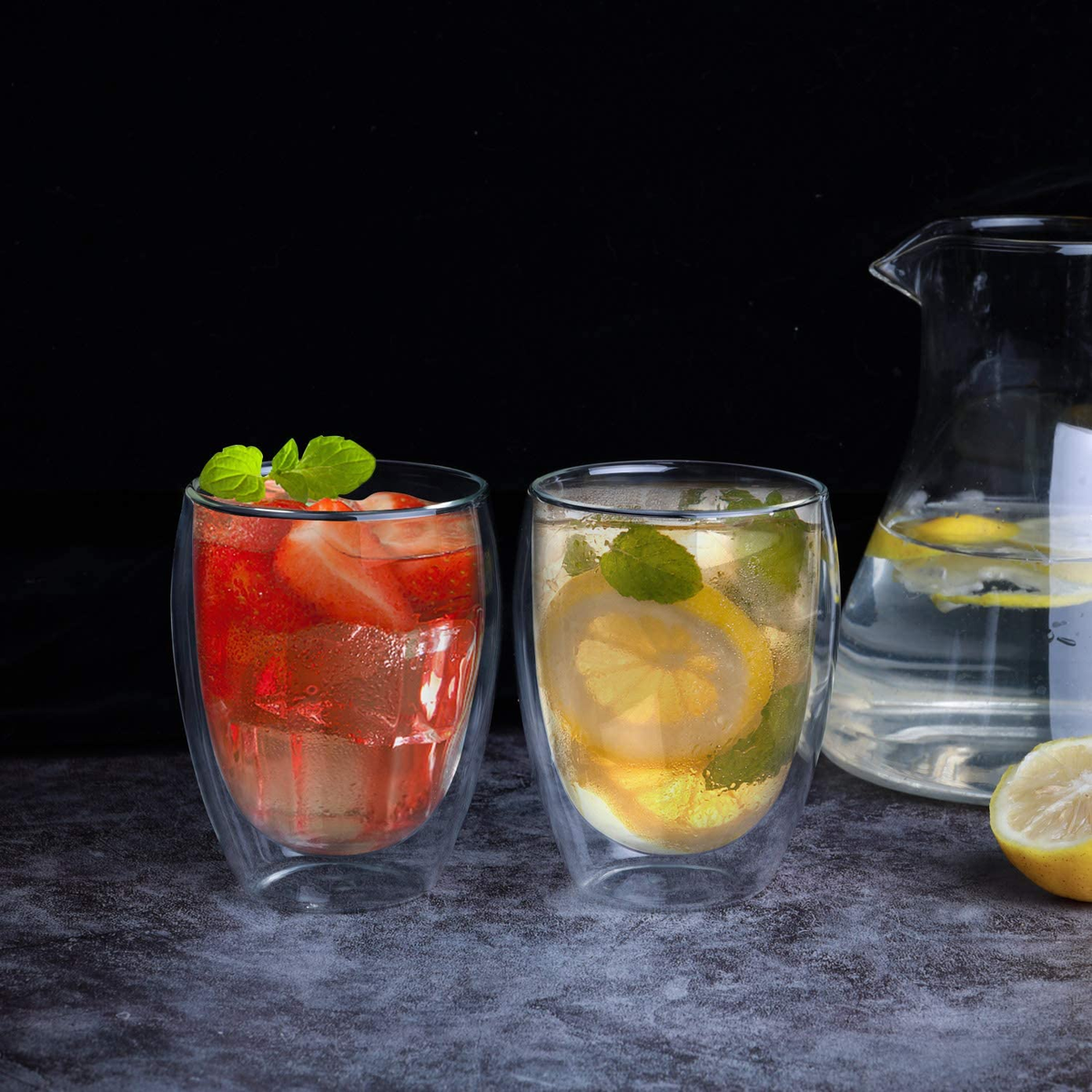 Double Wall Glasses Mug 300ML