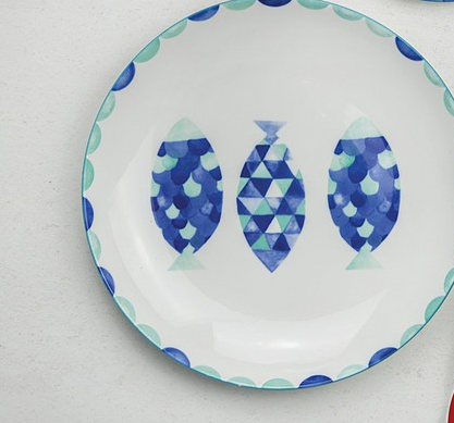 Maxwell & Williams Reef Porcelain Dinner Plate 27cm Fish