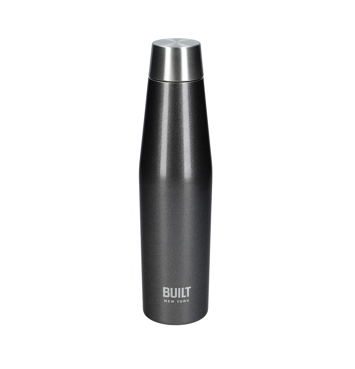 BUILT Perfect Seal Vacuum Insulated Water Bottle, 540 ml, Charcoal