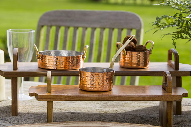 Artesa Raised Wooden Serving Platter, 37 x 12 x 13 cm