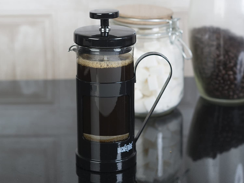 La Cafetière Monaco 8 Cup Cafetière, Black, 1 Litre (35 fl oz)