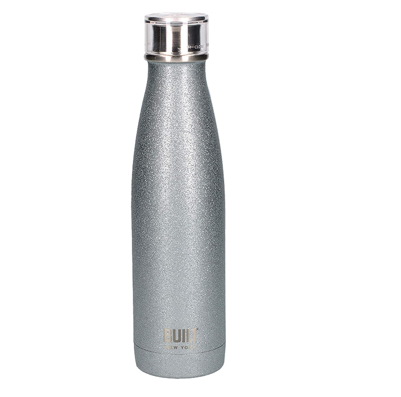 Built Perfect Seal Leakproof Insulated Water Bottle/Thermal Flask, Stainless Steel, 480 ml
