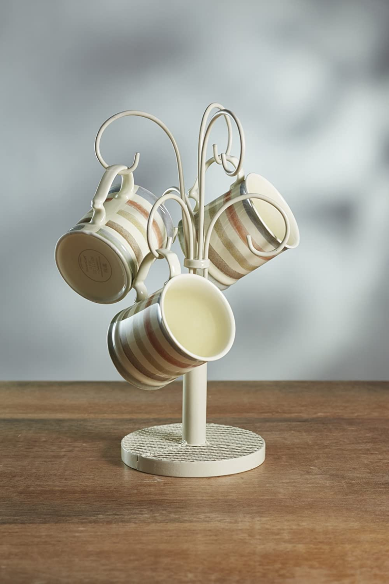 Classic Collection Metal Mug Tree, Gift Tagged