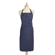 Details about  Kitchen Craft Classic Blue Butcher's Stripe Apron 90cm x 60cm