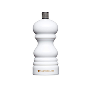MasterClass Pepper Mill or Salt Grinder with Interchangeable Cap, Plastic, White, 12 cm