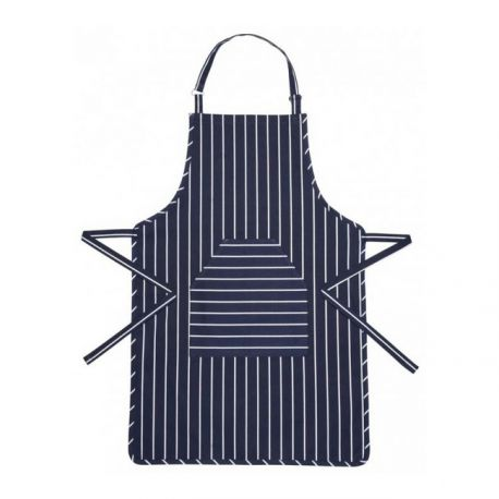 Details about  Kitchen Craft Classic Blue Butcher's Stripe Apron 90cm x 60cm