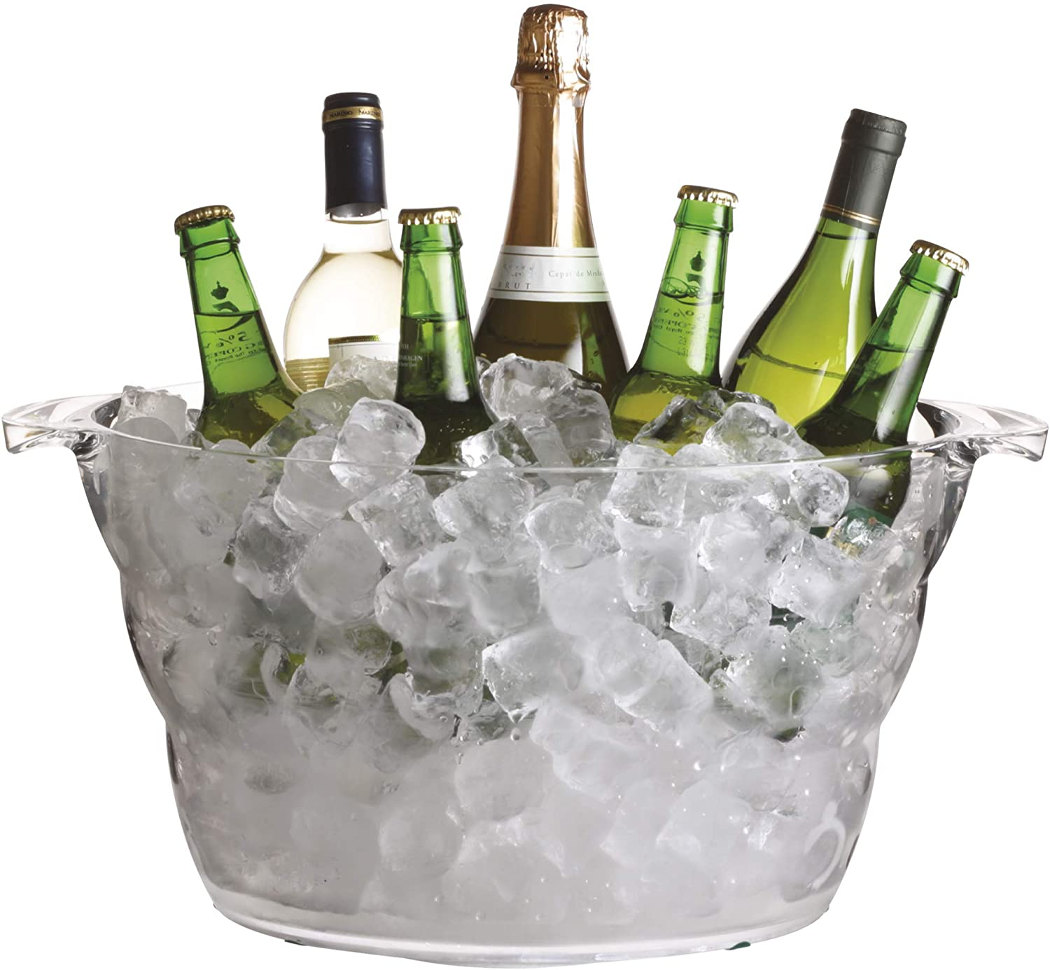 barcraft Bar Craft Mix It Acrylic Large Oval Drinks Pail / Cooler barcraft Bar Craft Mix It Acrylic Large Oval Drinks Pail / Cooler