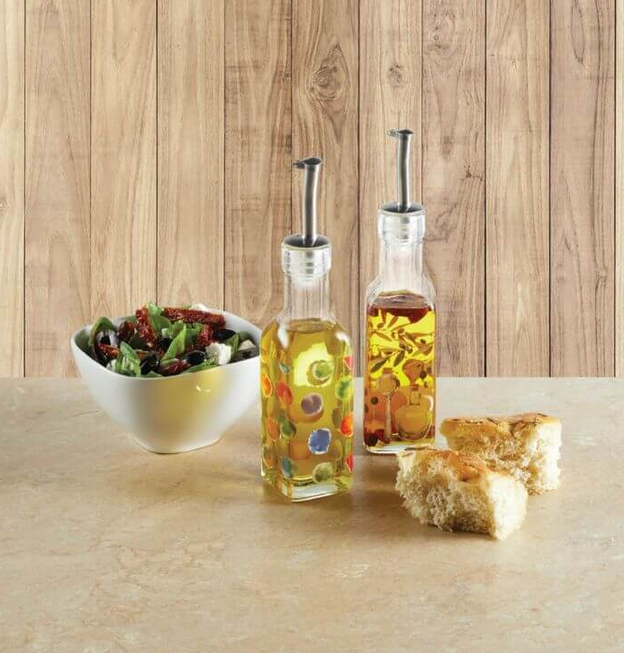 World of Flavours 180ml Oil & Vinegar Pourers