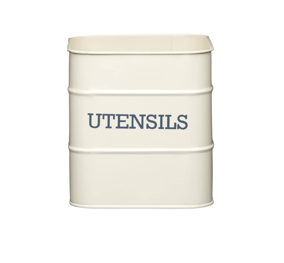 KitchenCraft Living Nostalgia Utensils Tin, Grey, 14.5 x 16 cm