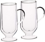 KitchenCraft Le’Xpress Double Walled Latte Glasses, 325 ml, Set of 2