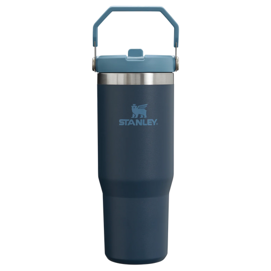 The IceFlow™ Flip Straw Tumbler 0.89L / 30oz - Navy