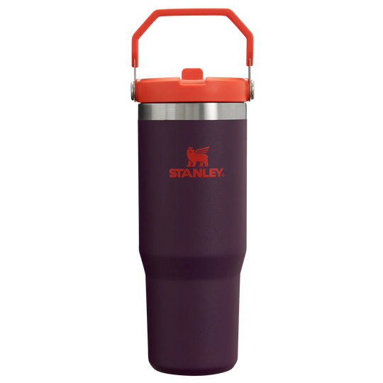 The IceFlow™ Flip Straw Tumbler 0.89L / 30oz - Plum