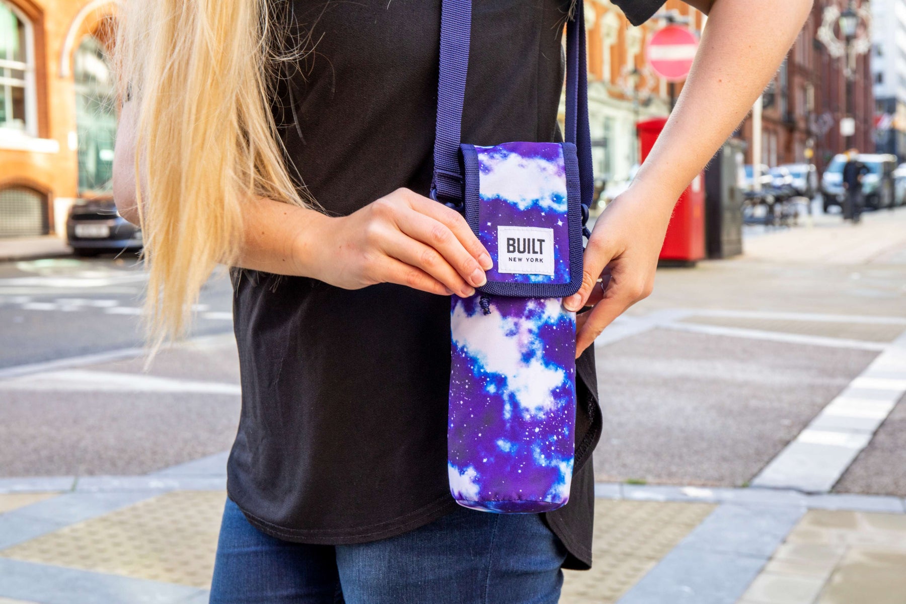 BUILT Galaxy Bottle Bag - Insulated with Strap BUILT Galaxy Bottle Bag - Insulated with Strap