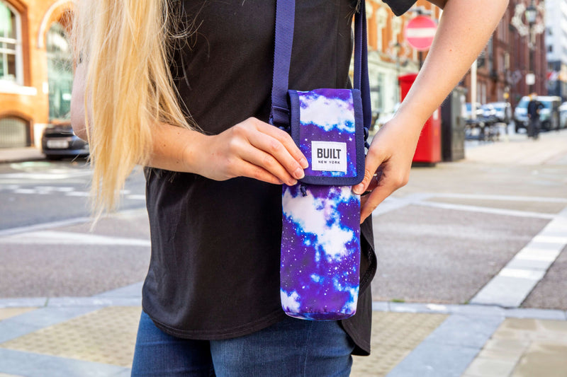 BUILT Galaxy Bottle Bag - Insulated with Strap