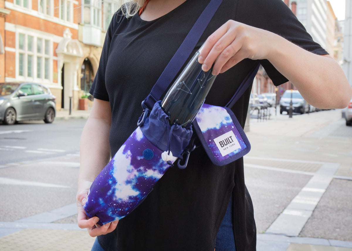 BUILT Galaxy Bottle Bag - Insulated with Strap
