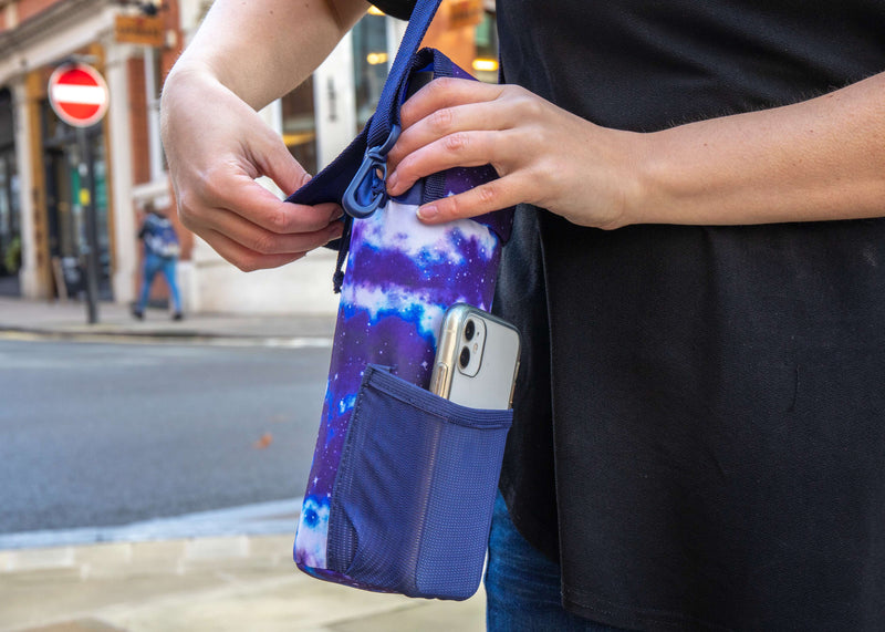 BUILT Galaxy Bottle Bag - Insulated with Strap