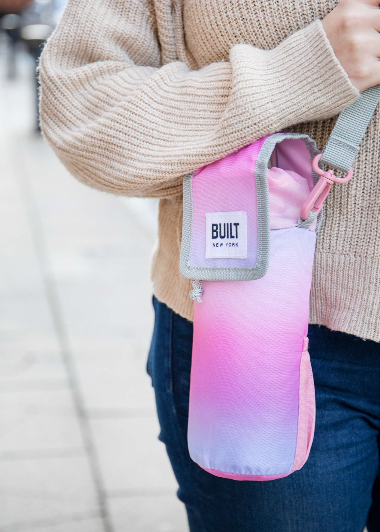 BUILT Insulated Bottle Bag with Strap - Internal Pocket BUILT Insulated Bottle Bag with Strap - Internal Pocket