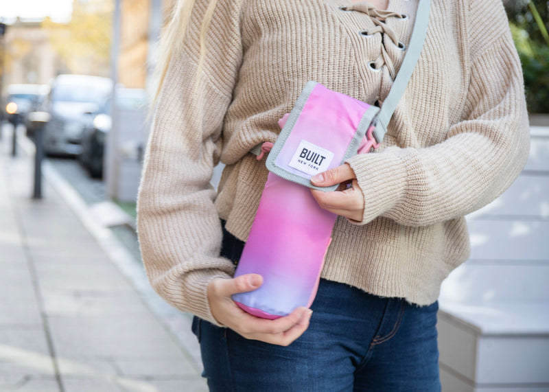 BUILT Insulated Bottle Bag with Strap - Internal Pocket