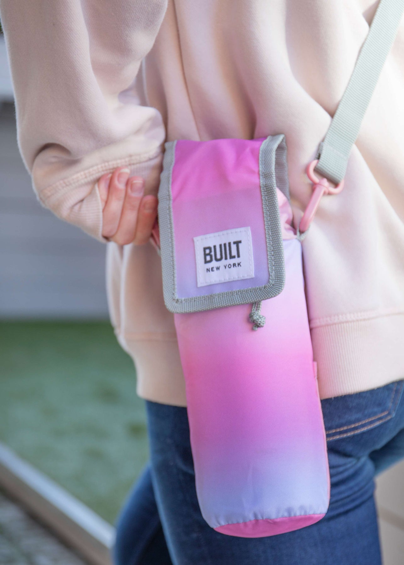BUILT Insulated Bottle Bag with Strap - Internal Pocket BUILT Insulated Bottle Bag with Strap - Internal Pocket