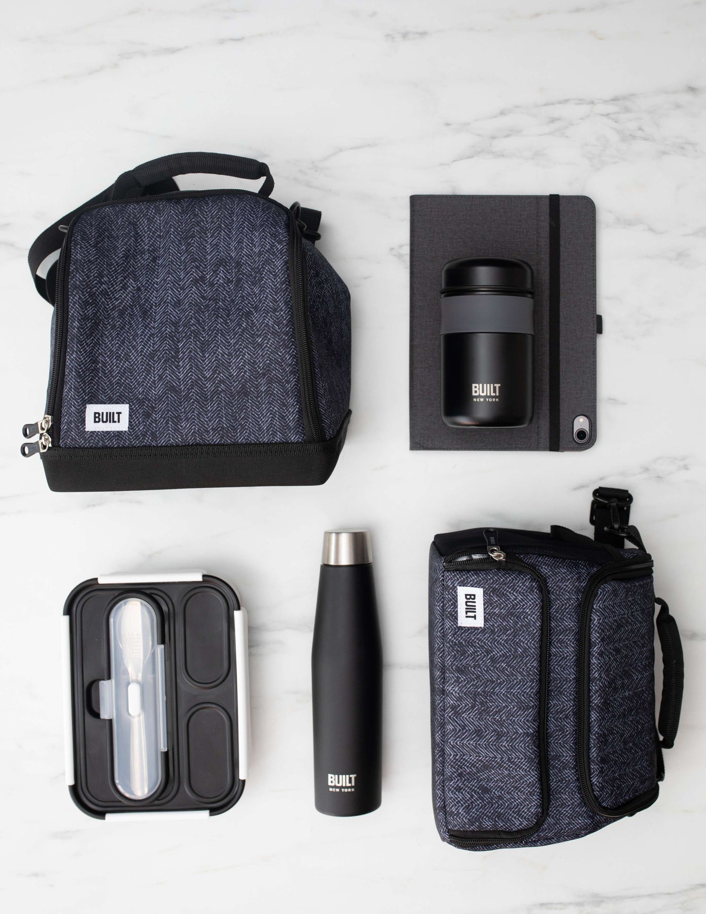 BUILT Classic 1-Litre Lunch Box with Cutlery BUILT Classic 1-Litre Lunch Box with Cutlery