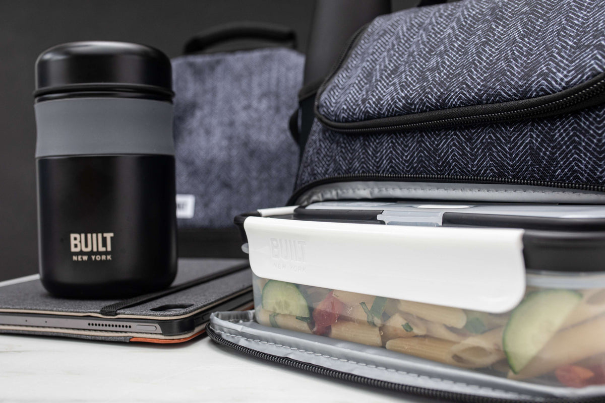 BUILT Classic 1-Litre Lunch Box with Cutlery