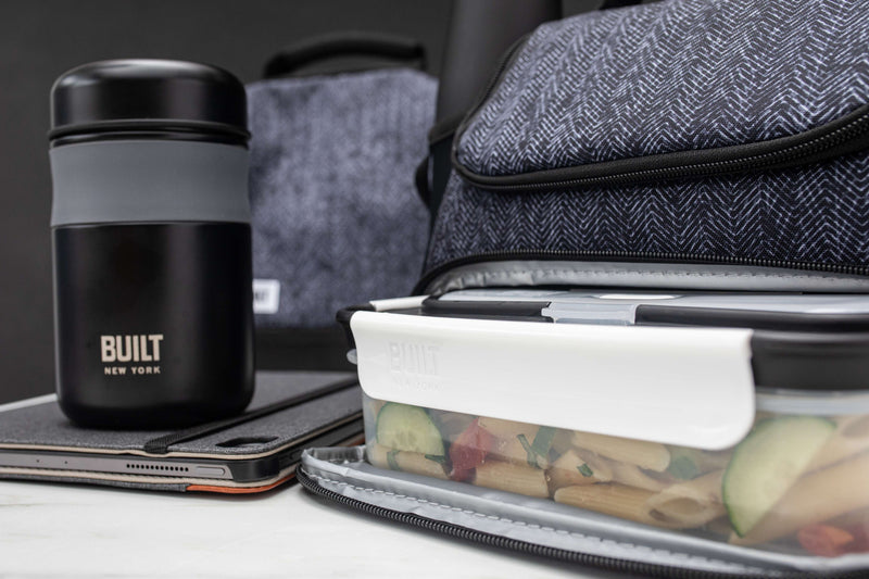 BUILT Classic 1-Litre Lunch Box with Cutlery