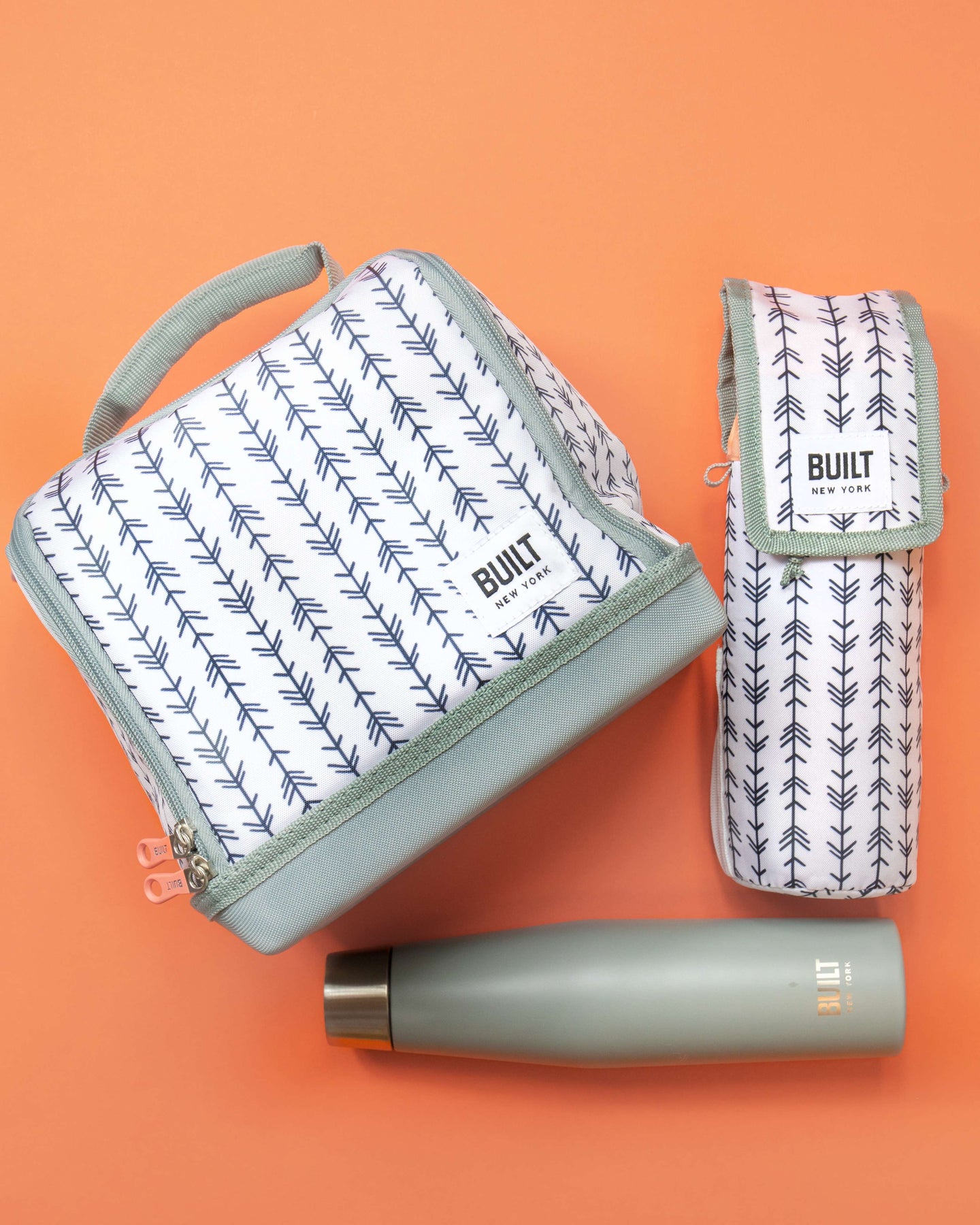 BUILT Bowery Lunch Bag - Belle Vie Pattern BUILT Bowery Lunch Bag - Belle Vie Pattern