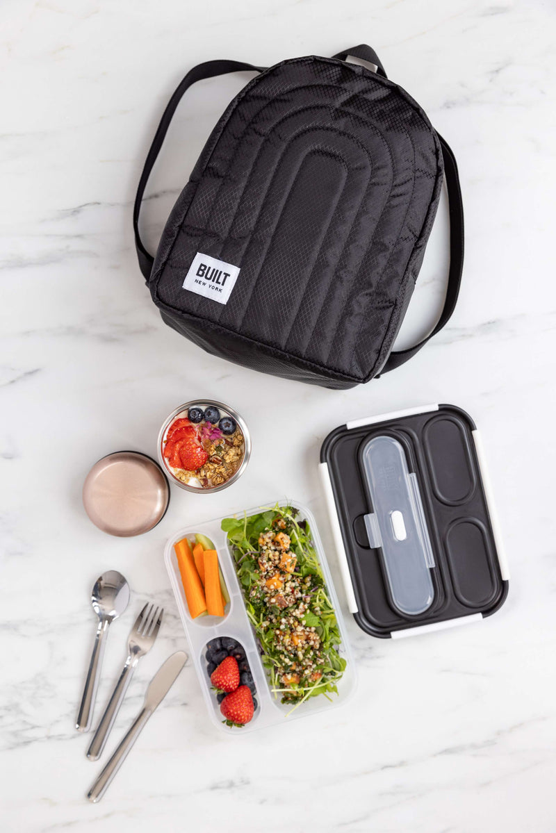 BUILT Puffer Rucksack Cool Bag - Black