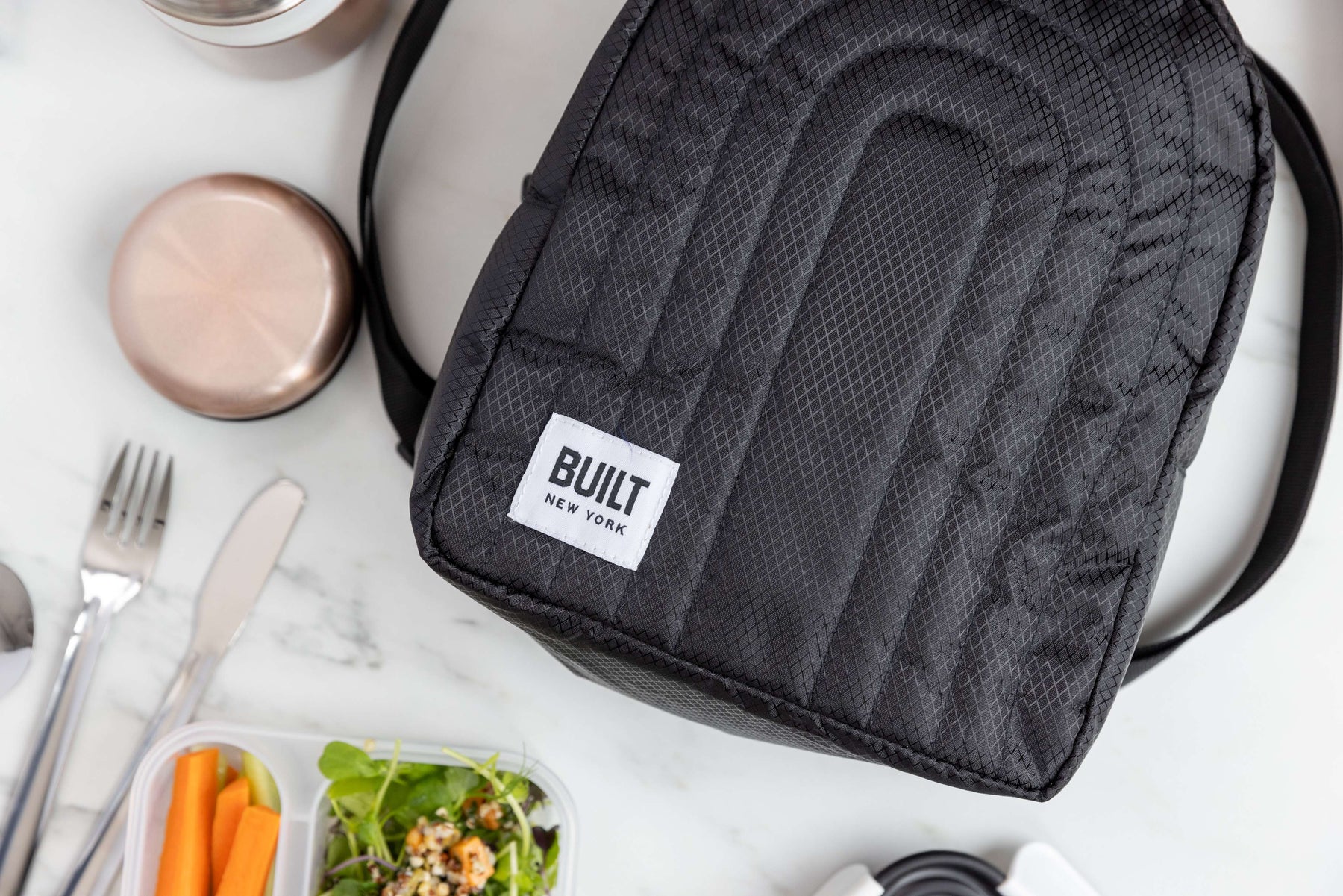 BUILT Puffer Rucksack Cool Bag - Black BUILT Puffer Rucksack Cool Bag - Black