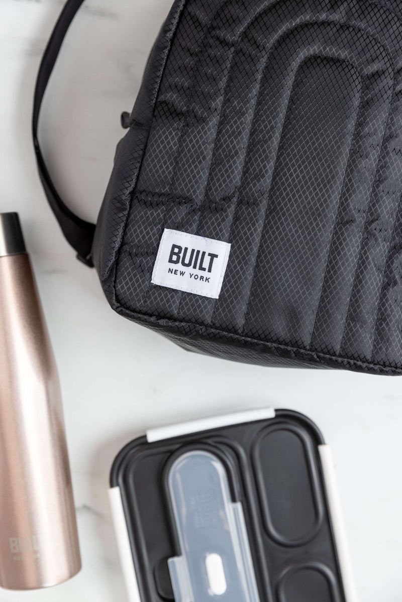 BUILT Puffer Rucksack Cool Bag - Black