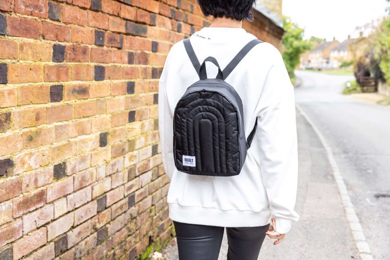 BUILT Puffer Rucksack Cool Bag - Black