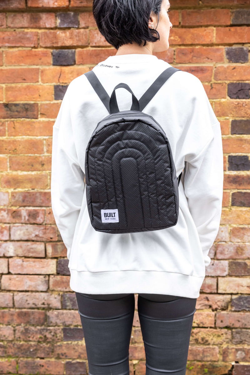 BUILT Puffer Rucksack Cool Bag - Black