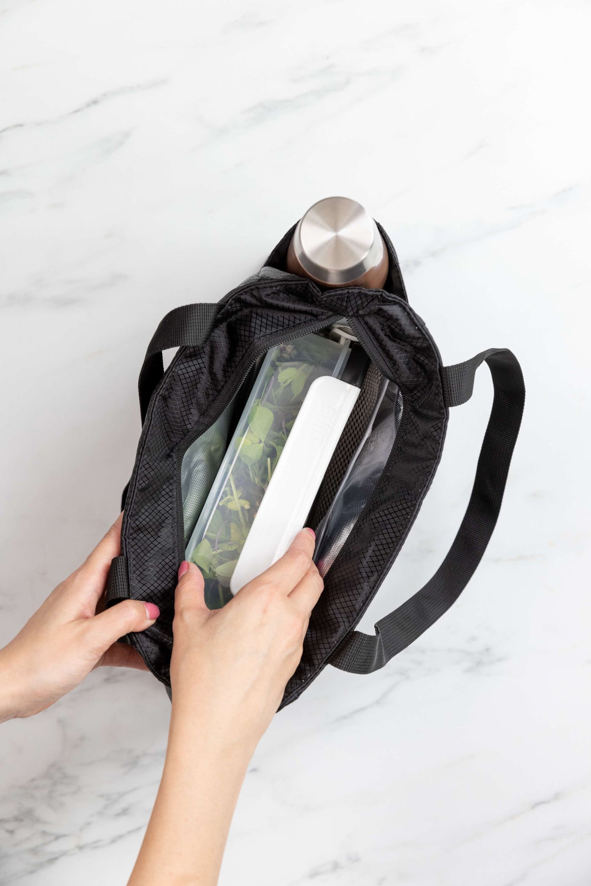 BUILT Insulated Tote Lunch Bag - Black