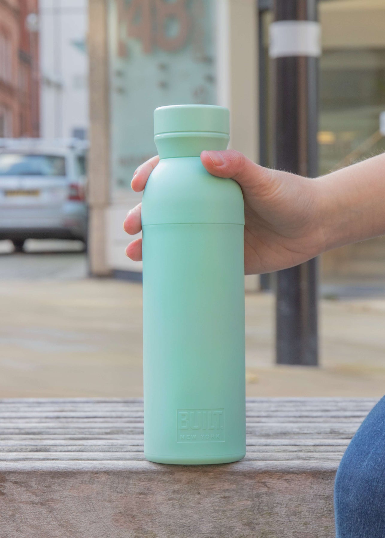 BUILT Planet Bottle - Green (500 ml) BUILT Planet Bottle - Green (500 ml)