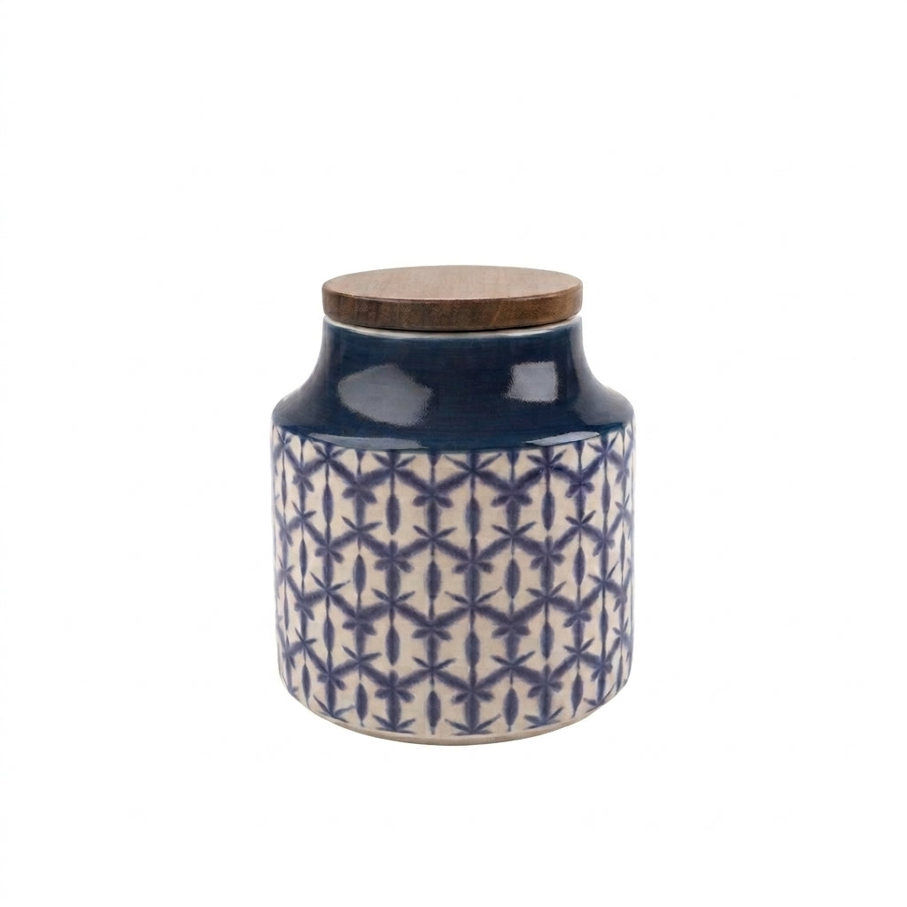 Mikasa Drift Storage Jar – Blue