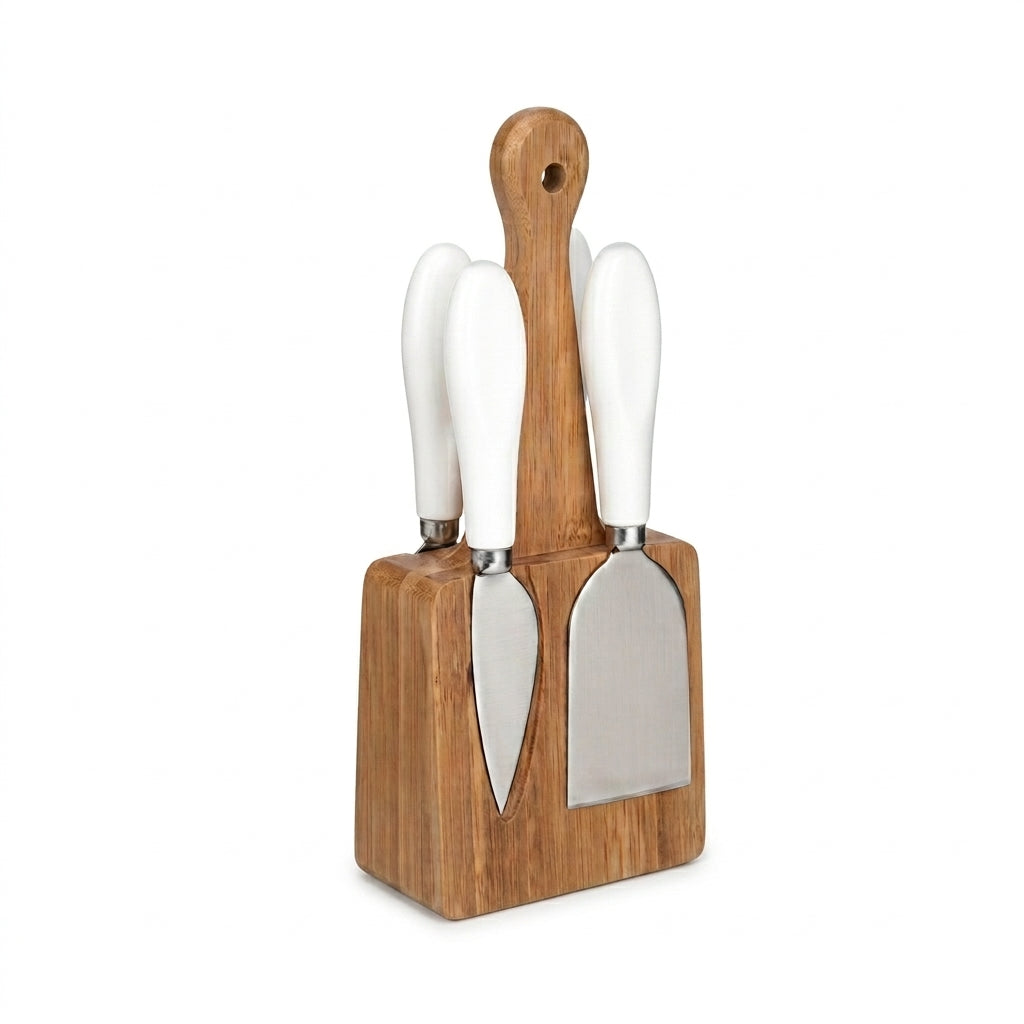ART CHEESE KNIFE SET OF 5 S/STEEL